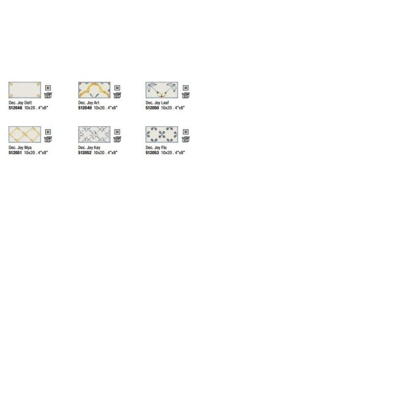 LOL DECORO JOY FLO 10X20 cm - Iris Ceramica 512053