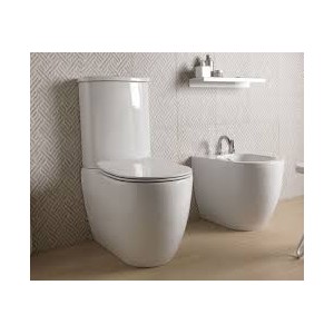 GSG LIKE  Monoblock WC without rim with exhaust system Smart Clean, wall or ground discharge. 36x69 LKMBL GSG  - 1