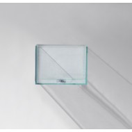 GSG GLASS Evier en verre cm 31,5. Traitement antisalaire pour le verre inclus. 31,5x35,5 GLLA31 GSG  - 1