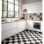 PATCHWORK B&W MIX - CSAPBWMX20  20X20 Ceramica Sant'Agostino CERAMICA SANT'AGOSTINO - 1