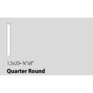 PATCHWORK QUARTER ROUND  B&W GREY - CSAQCPBG 1,5X20    Ceramica Sant'Agostino