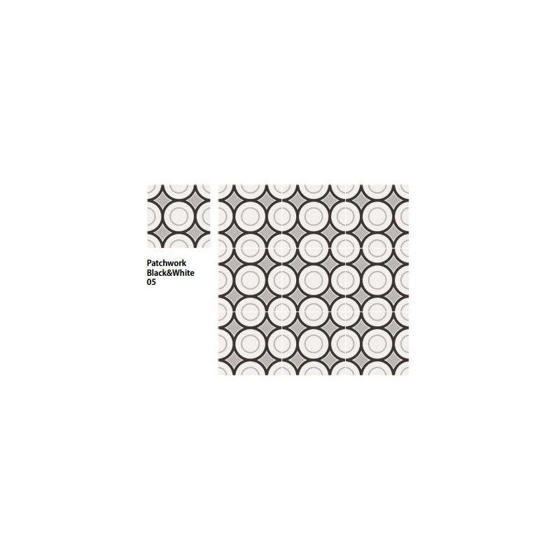 PATCHWORK B&W 05 - CSAPBW0520  20X20 Ceramica Sant'Agostino