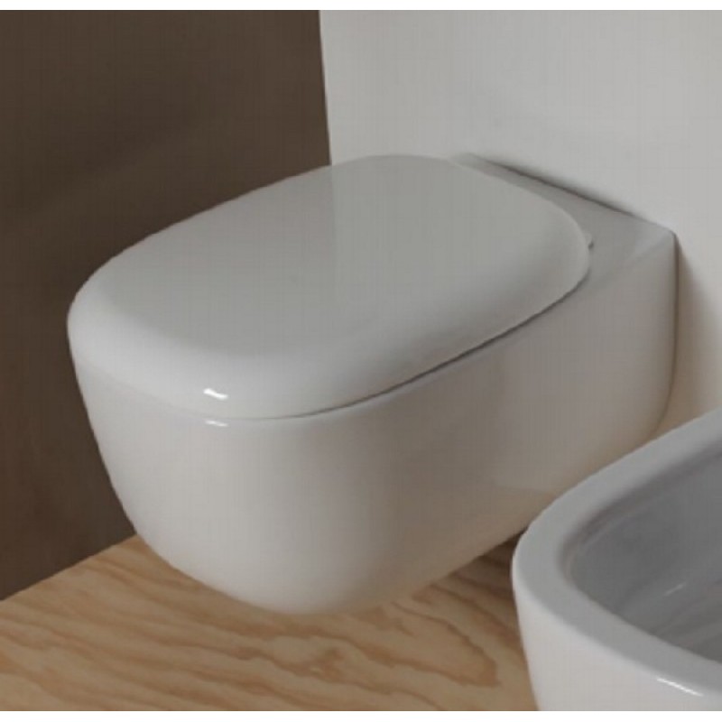 BONOLA COUVERTURES DE WC ENVELOPPE    SOFT-CLOSE BLANC - Ceramica Flaminia BNCW03 CERAMICA FLAMINIA - 1