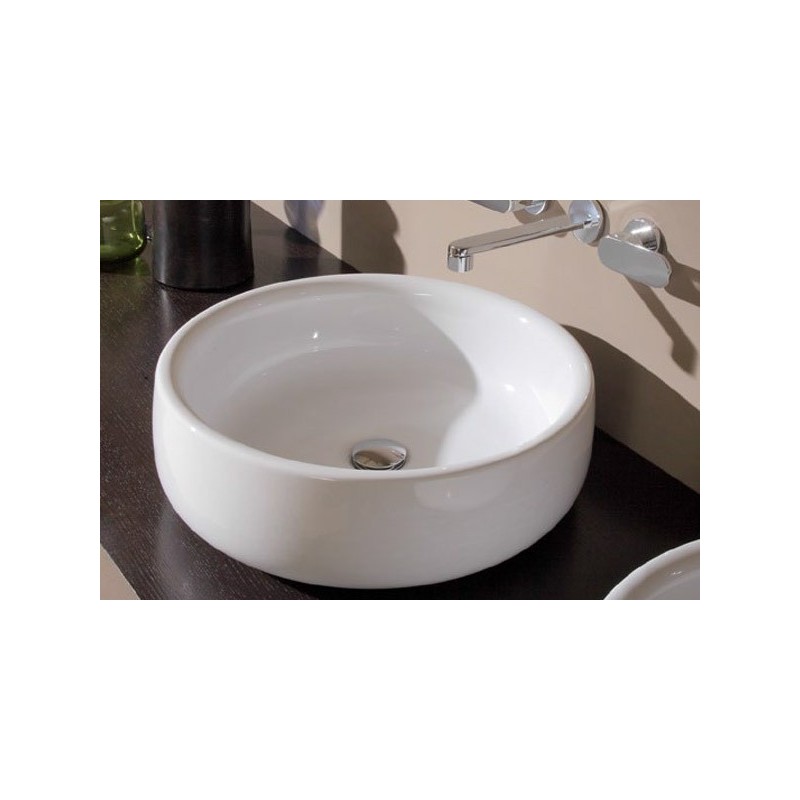 BONOLA WASHBASIN 46 COUNTERTOP WHITE   - Ceramica Flaminia BN46A CERAMICA FLAMINIA - 1