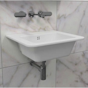 EVIER VOLO 52 SOUTIEN/SUSPENDU BLANC   - Ceramica Flaminia VL52L CERAMICA FLAMINIA - 1