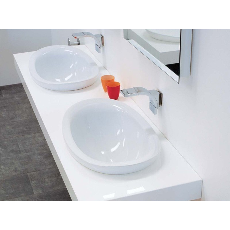 WASHBASIN 60 BUILT-IN IO WHITE  - Ceramica Flaminia IO4260 CERAMICA FLAMINIA - 1