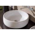 BONOLA LAVABO 46 APPOGGIO FORO CENTRALE LATTE  S - Ceramica Flaminia BN46ALAT CERAMICA FLAMINIA - 1
