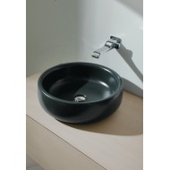 BONOLA WASCHBECKEN  46 AUFSATZ SCHWARZ   - Ceramica Flaminia BN46ANER CERAMICA FLAMINIA - 1