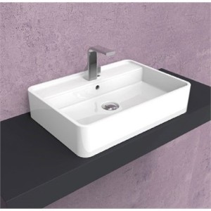 MINIWASH 60 COUNTERTOP TAP LEDGE BLACK   - Ceramica Flaminia MW60PRNER CERAMICA FLAMINIA - 1