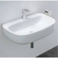 MONO LAVABO 74 APPOGGIO/SOSPESO LATTE   - Ceramica Flaminia MN74LLAT CERAMICA FLAMINIA - 1