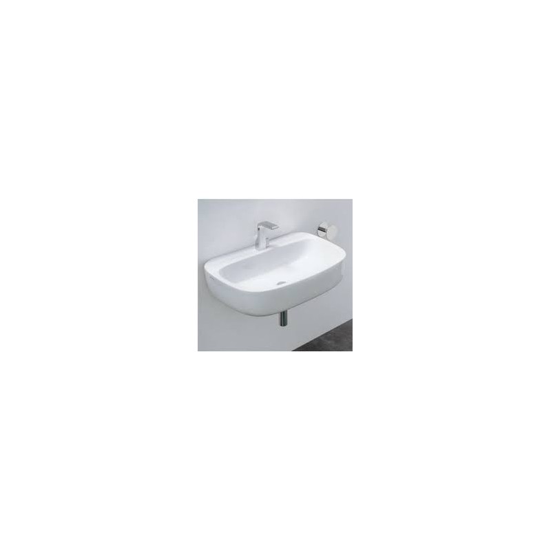 MONO LAVABO 74 APPOGGIO/SOSPESO NERO   - Ceramica Flaminia MN74LNER CERAMICA FLAMINIA - 1