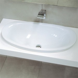 WASHBASIN 75 BUILT-IN IO BLACK  - Ceramica Flaminia IO4275NER CERAMICA FLAMINIA - 1