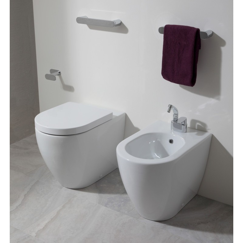 LINK BIDET BACK TO WALL NERO   - Ceramica Flaminia LK217NER CERAMICA FLAMINIA - 1