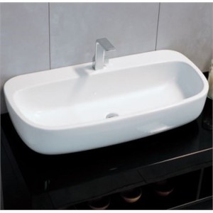 MONO WASHBASIN 100 COUNTERTOP/WALL-HUNG LATTE  S - Ceramica Flaminia MN100LLAT CERAMICA FLAMINIA - 1