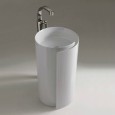 WASHBASIN MONOROLL 44  FREESTANDING WHITE  S - Ceramica Flaminia MR44C CERAMICA FLAMINIA - 1