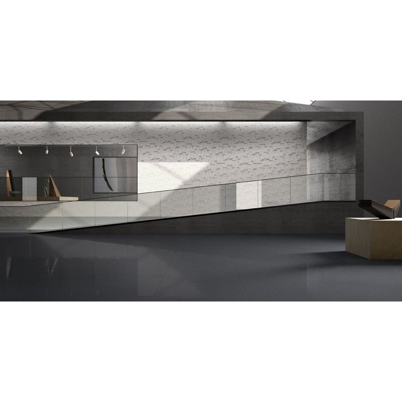 ICON BLACK 60L 60x60 Black 60x60 Polished Smooth    One Caliber- LEONARDO LEONARDO CERAMICA - 1