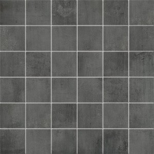MK.WATERFR.30N 30x30 Black 30x30 Mosaic  Natural  Structured  Matt   - LEONARDO LEONARDO CERAMICA - 1