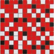 NORDIC MIX RED MOSAICO 2,5X2,5 29,75X29,75 - Aparici APARICI CERAMICA - 1