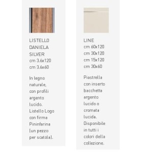 EARTH LATH DANIELA SILVER 3,6 x 120 - 1318420 Casalgrande Padana