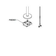 Colonne doccia Kit scatola incasso per fissaggio colonne Ritmonio