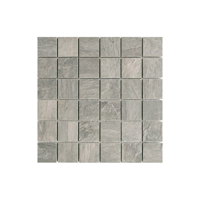 ARDOISE PLOMBE GRIP MOSAIC  5X5 - REX Ceramiche 739359 FLORIM LUXURY DESIGN - 1