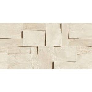 ARDOISE IVOIRE RECTIFIED   BRICK-MODUL 3D 30X30 - REX Ceramiche 739369 FLORIM LUXURY DESIGN - 1