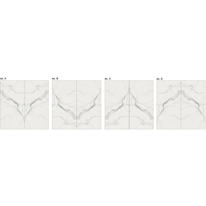 STATUARIO OPEN BOOK A 6MM GLOSSY 160X320 - REX Ceramiche 747649 FLORIM LUXURY DESIGN - 1