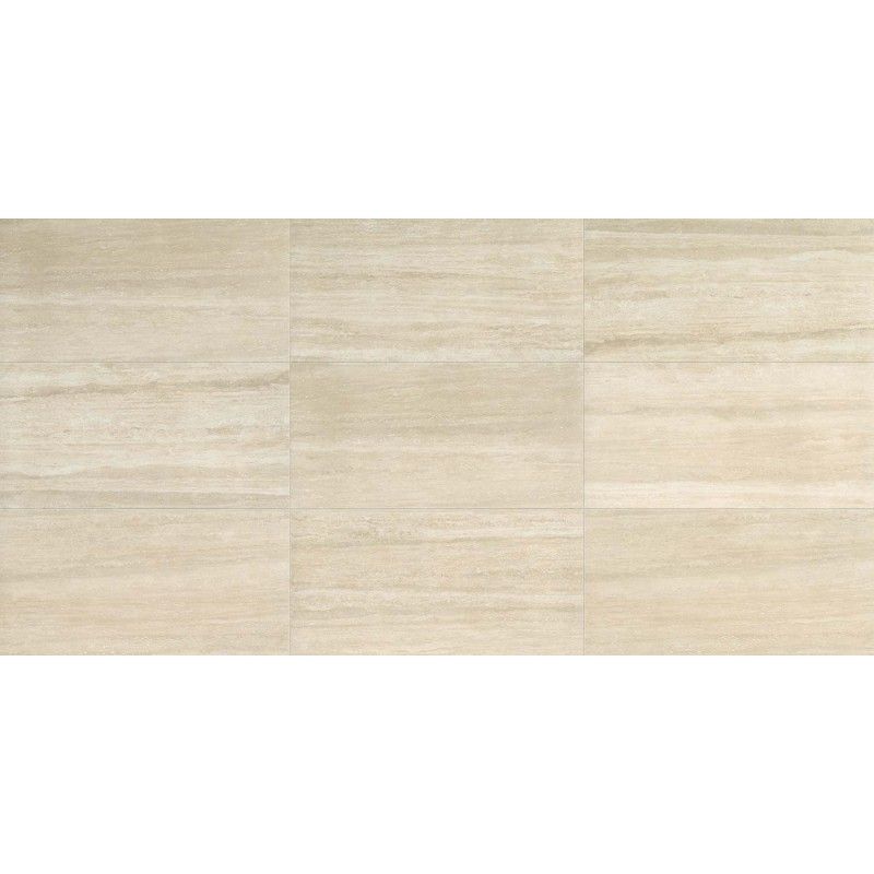 TIMELESS TRAVERTINO NATURAL 60X60 RECTIFIED  - CERIM 744871 FLORIM CONTEMPORARY DESIGN - 1