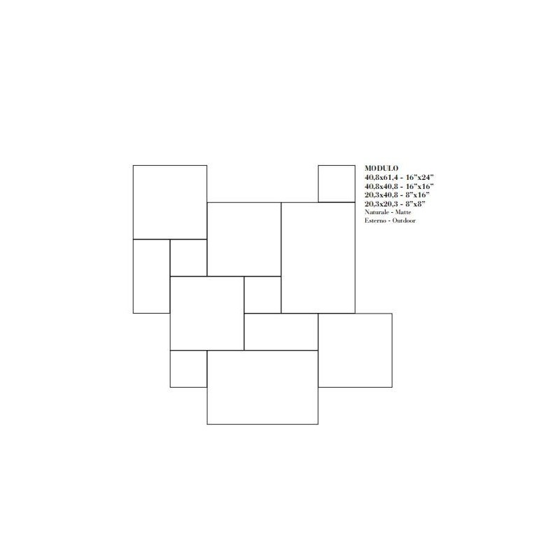 PIETRAVIVA HELL GRAU  AUSSENMODULCeramica Fioranese 0PV3MDE FIORANESE CERAMICHE - 1